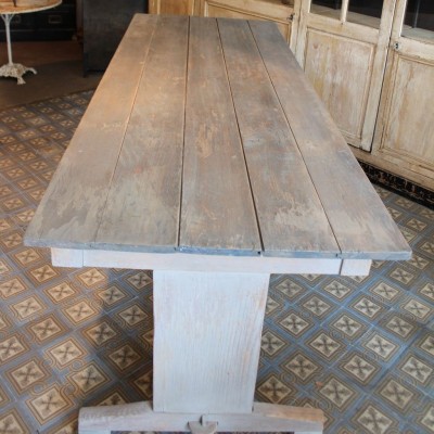 Old wooden table