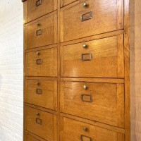 Oak notary french cabinet from the 1930s
