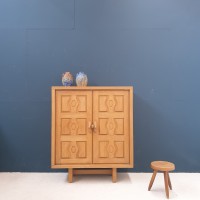 Midcentury  cabinet by GUILLERME and CHAMBRON