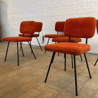 Série de 6 chaises André Simart 1960