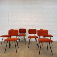 Série de 6 chaises André Simart 1960