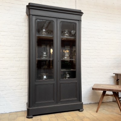 French Wooden Library 2 Doors