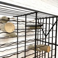 French wine cellar in metal - capacity 300 bottles