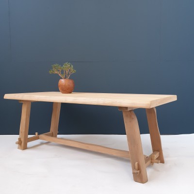 French brutalist dining table