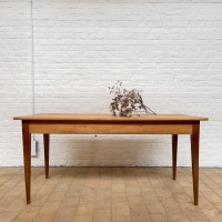 Wooden farm table