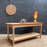 Ancienne table de drapier en bois 1930