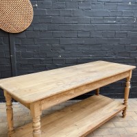 Ancienne table de drapier en bois 1930