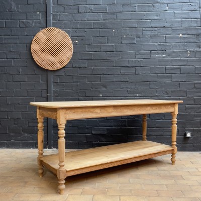 Ancienne table de drapier en bois 1930