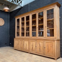 Large French Oak Library 1900