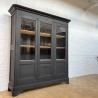 French wooden Bookcase 3 doors
