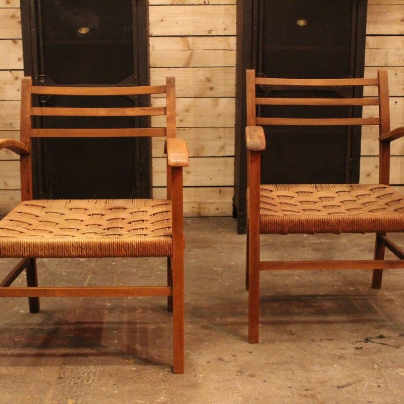 Industrial furniture - Pair of vintage armchairs 1960