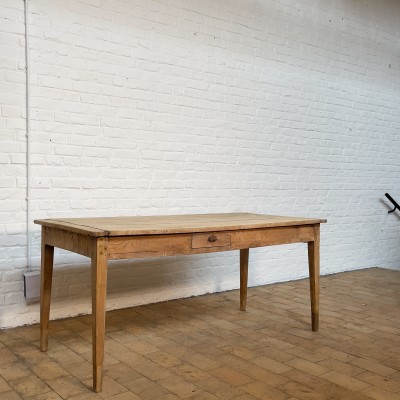 French farm table in elm