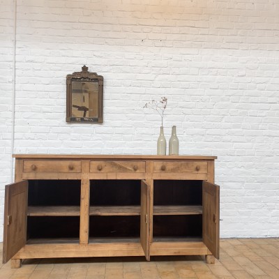 French sideboard in oak and elm