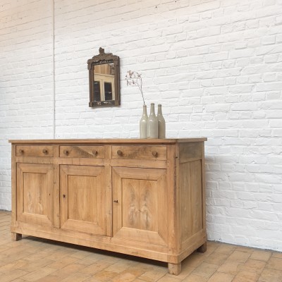 French sideboard in oak and elm