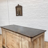 Wooden counter shop