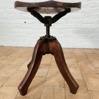 Oak workshop stool c.1930