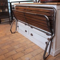 Former folding metal bench