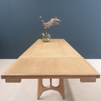 GUILLERME et CHAMBRON french oak dining table circa 1950