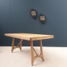 GUILLERME et CHAMBRON french oak dining table circa1950