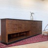 Large wooden hardware cabinet