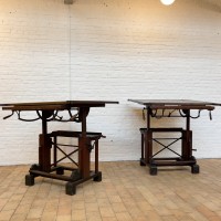 Exceptional pair of architect tables c.1900