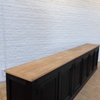 Large oak workshop cabinet