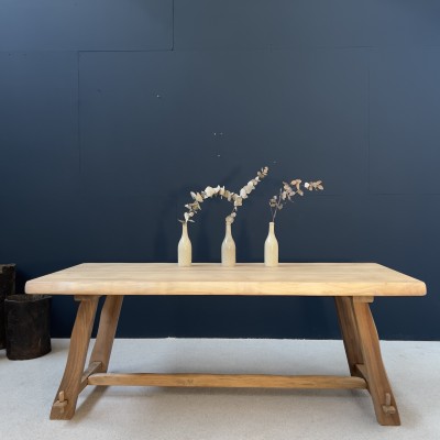 FRENCH BRUTALIST DINING TABLE