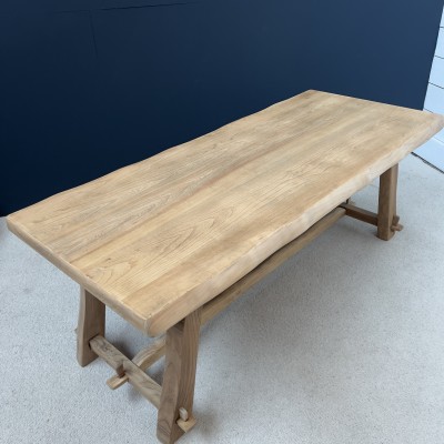 FRENCH BRUTALIST DINING TABLE