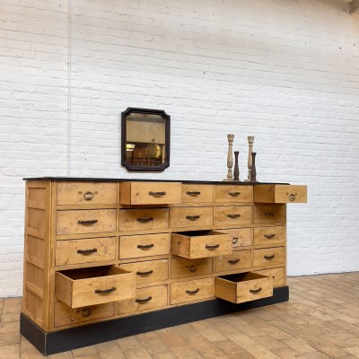 Wooden hardware cabinet