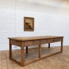 Ancienne table de drapier en bois