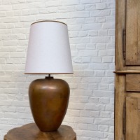 Lampe à poser en cuivre 1970