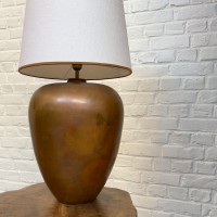 Lampe à poser en cuivre 1970