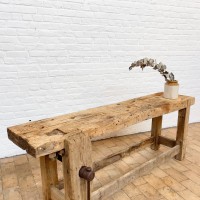 Wooden workbench early 20th