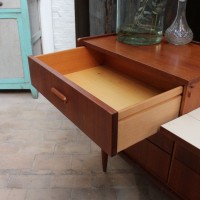 Scandinavian teak chest of drawers dating from the 60s