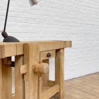 Workbench in raw wood from c.1950