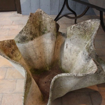 Fiber cement flowerpot by Willy Guhl