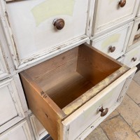 Grocery store cabinet with drawers 1930