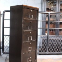 Industrial furniture with 5 doors 1960