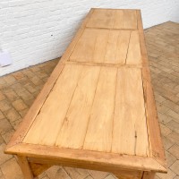 Wooden workshop table