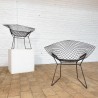 Pair of vintage Diamond armchairs by Harry Bertoia for Knoll 1970