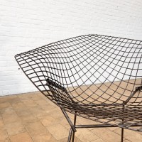 Pair of vintage "Diamond" armchairs by Harry Bertoia for Knoll 1970