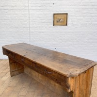 19th  French wooden counter shop
