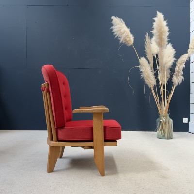 GUILLERME et CHAMBRON french Mid-Century armchair