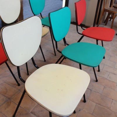 Série de 6 chaises 1960