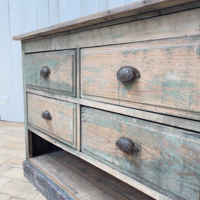French wooden drawer cabinet