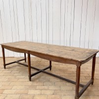 French wooden workshop table from the 1930s