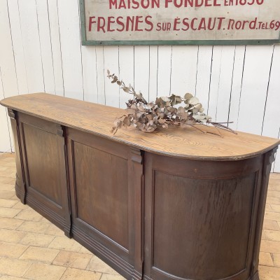 French wooden counter c.1930