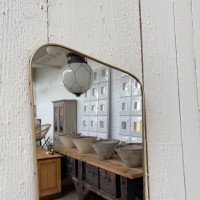 Ancien miroir asymétrique 1960