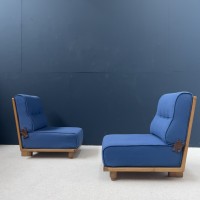 GUILLERME and CHAMBRON armchairs  c.1970
