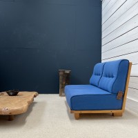 GUILLERME et CHAMBRON pair of lounge chairs c.1970